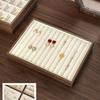 Multifunctional Grain Jewelry Tray Retro Display Jewelry Holder Jewelry Box  Display Props