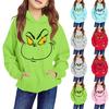 Children's Long-sleeved Loose-fitting Pullover Hoodie With Drawstring And Solid Color