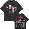 Washed Oversized Tshirt  Seconds of Summer Everyones A Star World Tour T Shirt Men Women Streetwear Loose Acid Wash Clothing