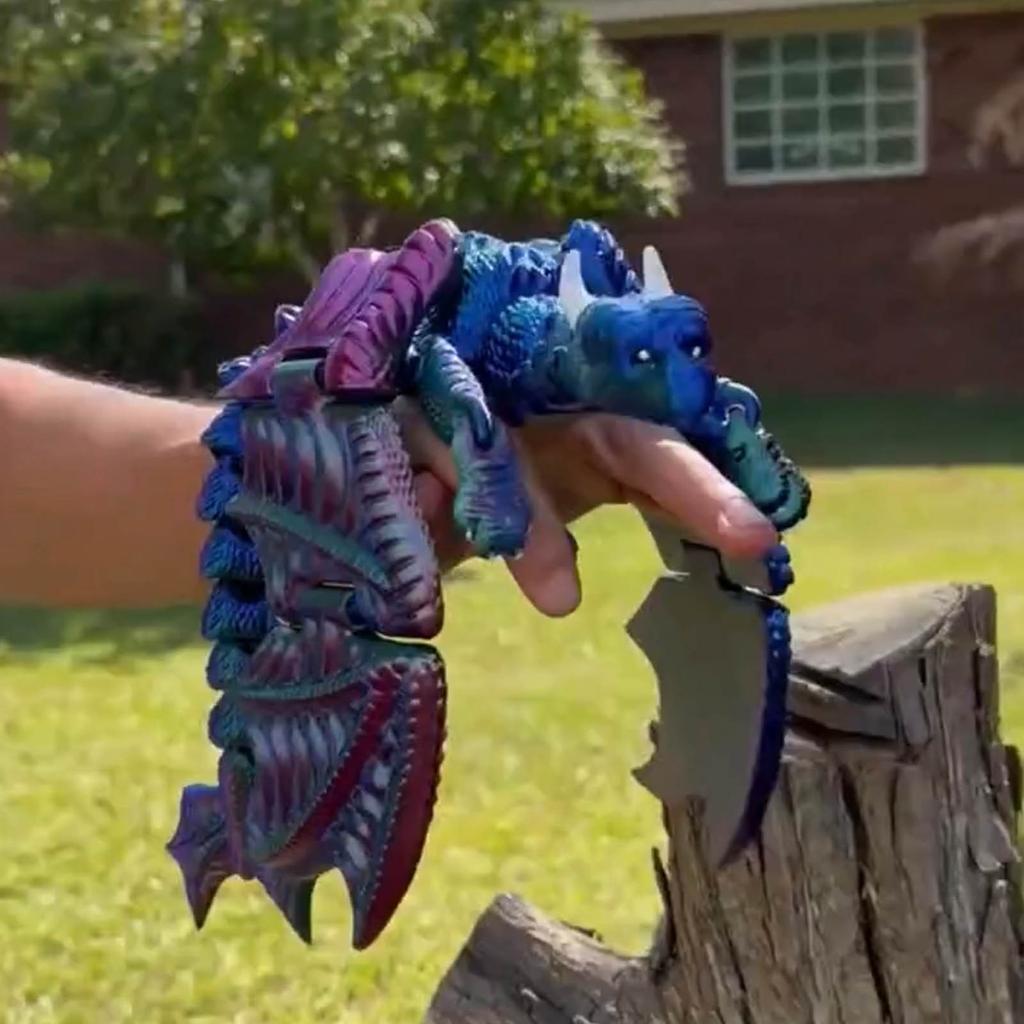 Border  Dragon Finger Puppet Finger Puppet Dragon Joint Movable Toy Model