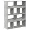 VidaXL Bookcase Concrete Grey 100x33x125.5 Cm Engineered Wood 3309360