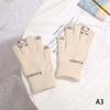 Детские перчатки Aldult Kawai Cold Protection Winter Plush Sleeves Stretch Knit