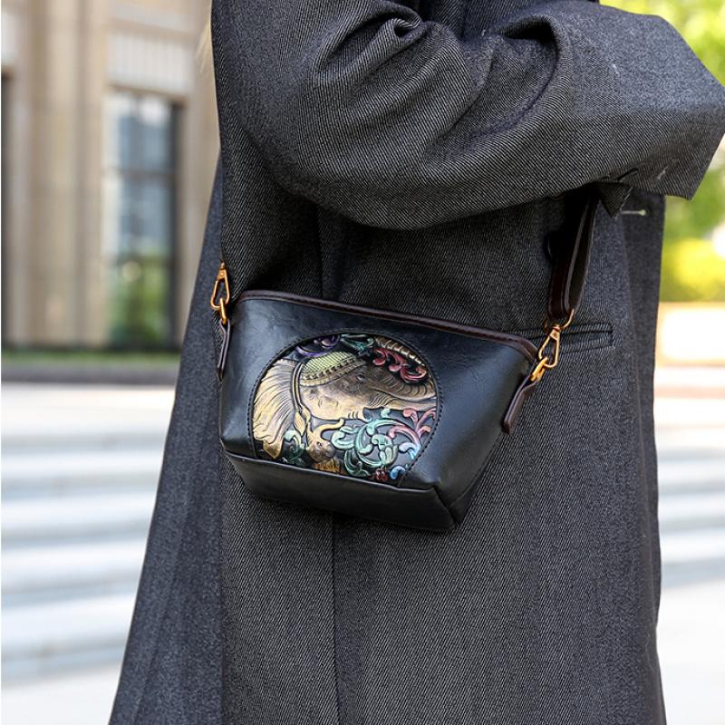 Мягкая кожа Маленькая сумка-клатч для мамы Женская 2025 Новая мода Корейская версия Простая сумка на одно плечо Женская сумка кроссбоди