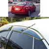 For NISSAN Sunny Latio Almera N17 N18 2010 2011 2012- Car Body Sticker Plastic Window Glass Wind Visor Rain/Sun Guard Vent