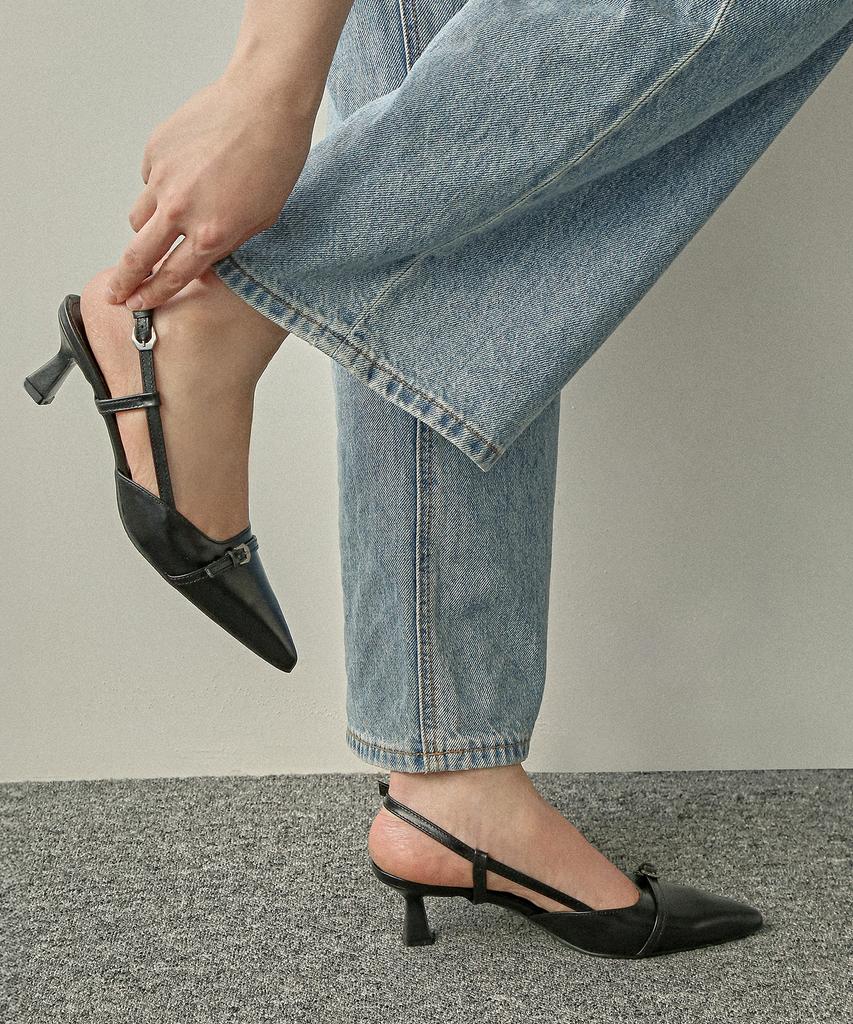 Ashgray Studios A143J Merlin Strap Slingback Heels
