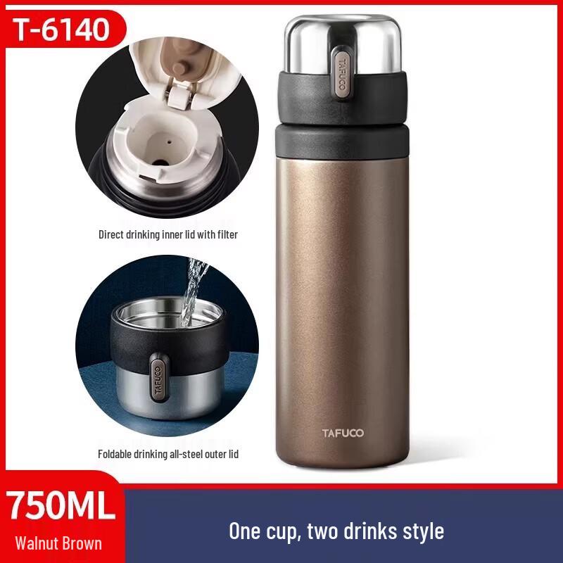 TAFUCO T6140 Earl Термос-бутылка из нержавеющей стали 316