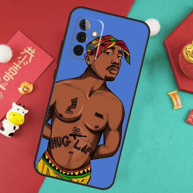 Rapper 2pac Tupac Case For Samsung Galaxy A52 A32 A12 A14 A34 A54 A51 A71 A53 A33 A13 A15 A25 A35 A55 Cover
