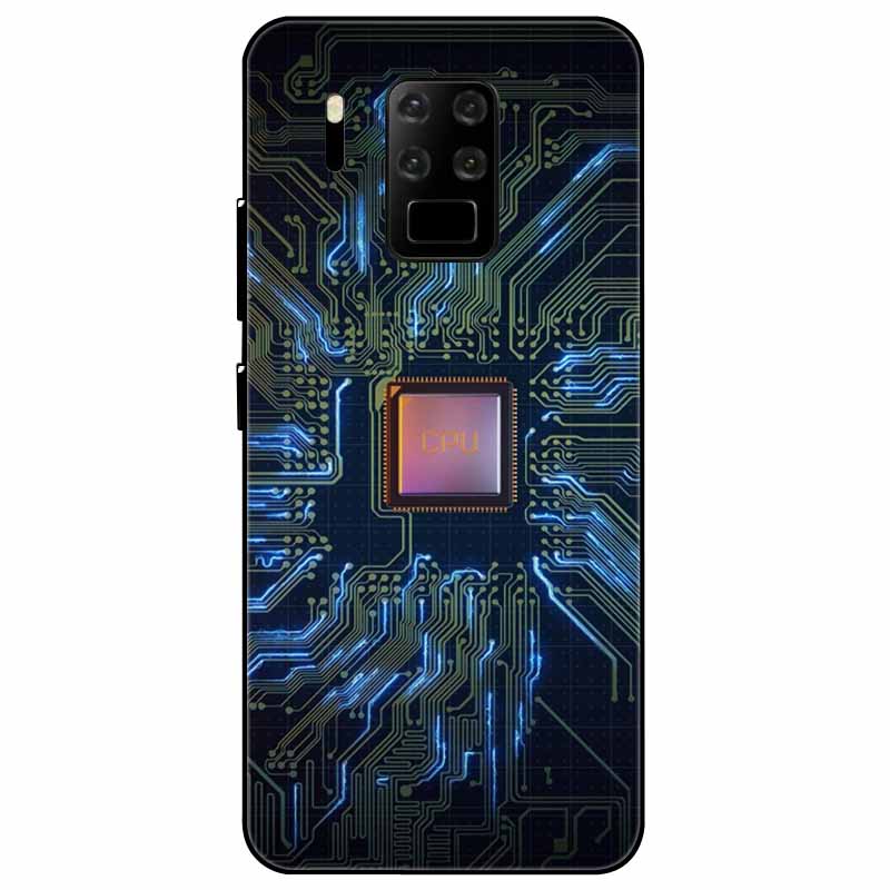 Для OUKITEL C18 Pro C21 C21Pro Чехол Силиконовый Черный Мягкий Защитный Funda Capa для OUKITEL C21 Pro C18 Pro Чехол TPU Мультяшный Чехол