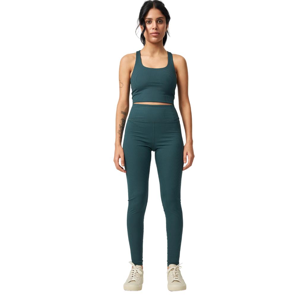 Girlfriend Collective Женский/дамский бюстгальтер Paloma Ribbed Racerback