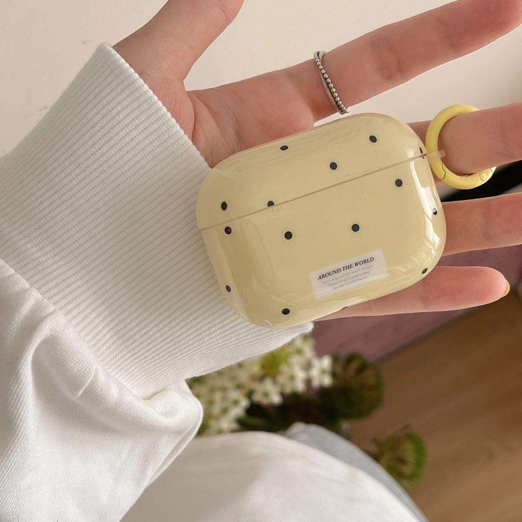 Летний чехол в стиле INS, простой, в горошек, для AirPods Pro / pro1, с подвеской для AirPods 1 / 1-го поколения