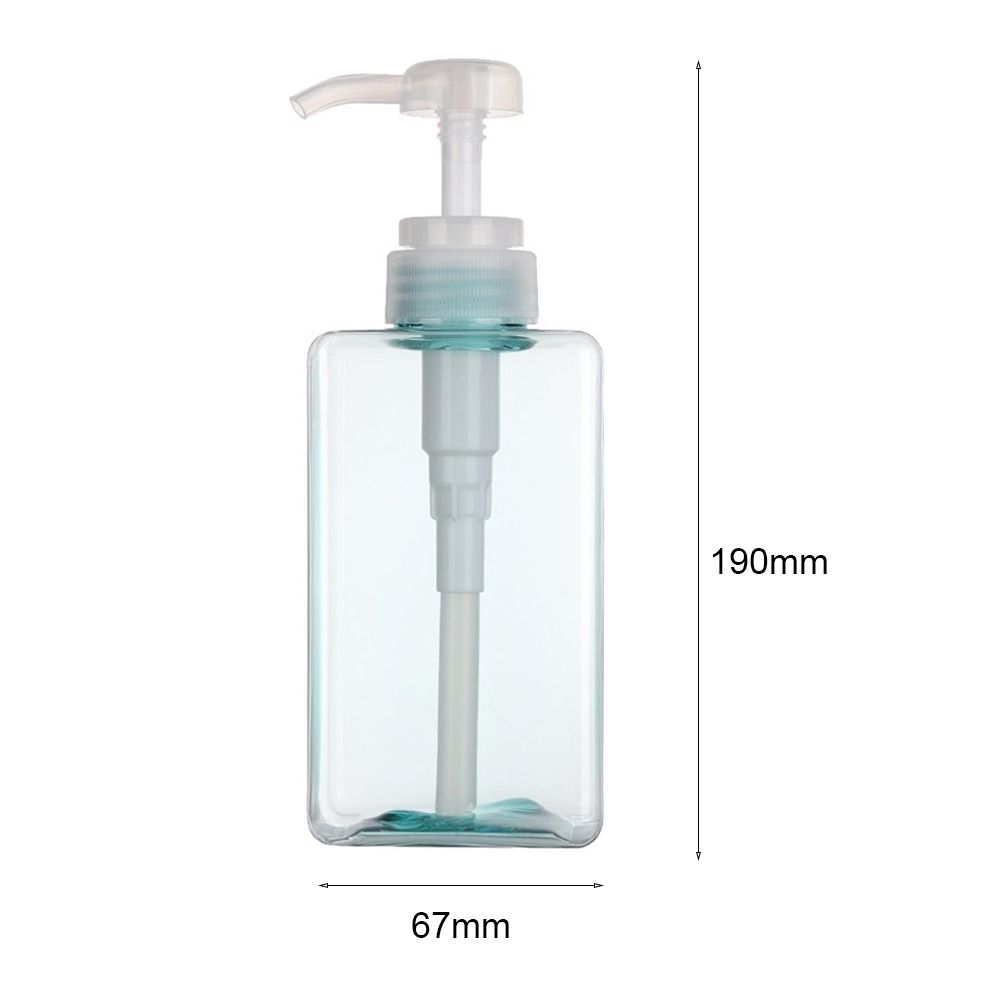 Бытовой пластиковый контейнер для геля для душа, прозрачный шампунь, жидкое средство, дозатор для мыла с помпой