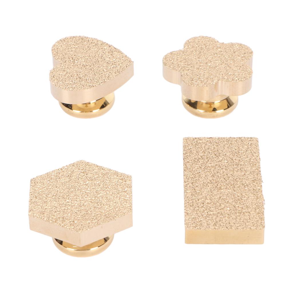 4 шт. матовый штамп пустой ассорти формы медный светлый воск печать штамп для ремесла