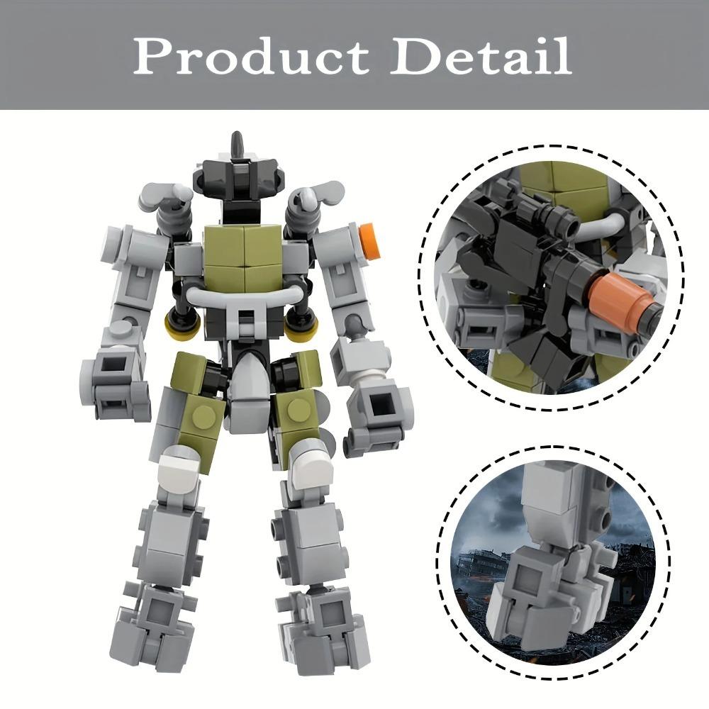 MOC Robot Building Kit Armor Action Figure Building Model Toy Collectible Toys For Children Adults Christmas Birthday Gift