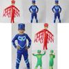 Костюм PJ Masks от Noblekids с красочным комбинезоном Кэтбоя, Совы и Гекко для детей