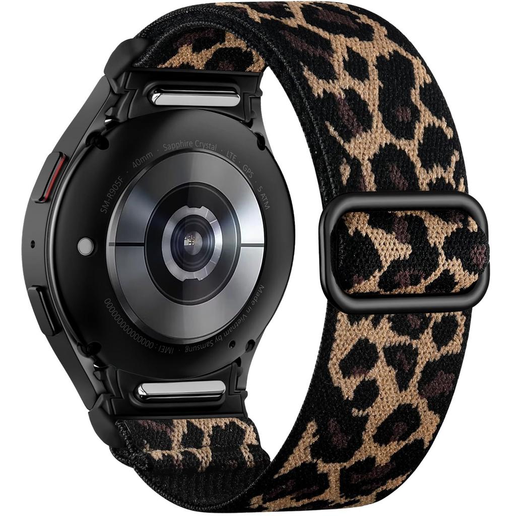 Ремешок без зазоров для Samsung Galaxy Watch 7 6 5 4 40мм 44мм/5 pro 45мм Эластичный нейлоновый браслет Ремешок для Galaxy watch 6 classic 47мм 43мм