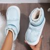 Cute Warm Ankle Boots Winter Women  New Waterproof Down Cloth Snow Boots Woman Thick Sole Non Slip Plush Cotton Shoes Mujer