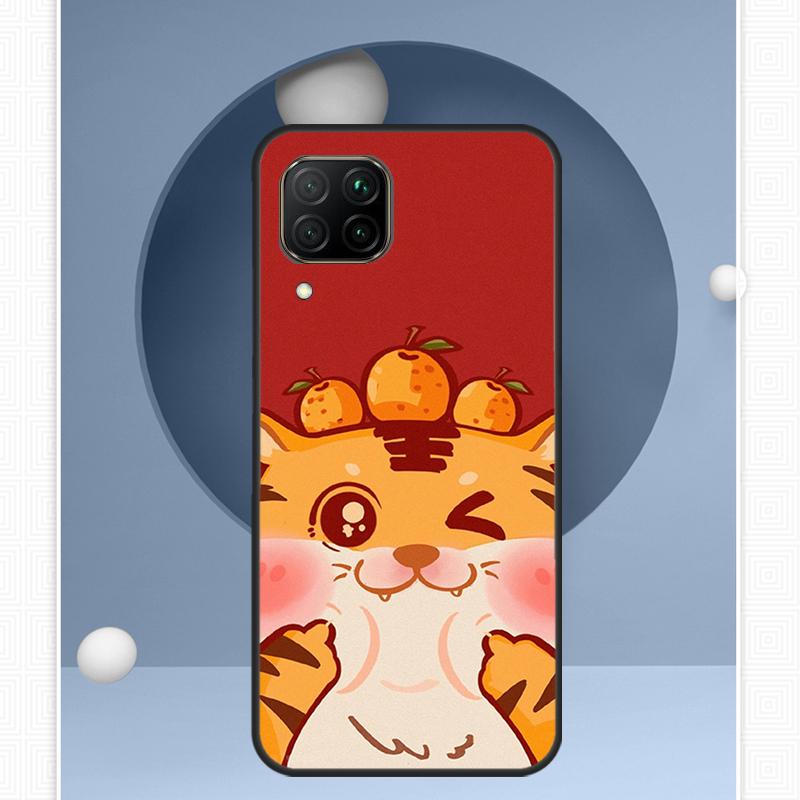 Забавный мультяшный тигр Для Huawei Nova 12i 12s 11i 8i Y91 Y60 Y70 Y72 Y90 Y61 9 10 SE P20 P40 Lite P30 P60 Pro Чехол