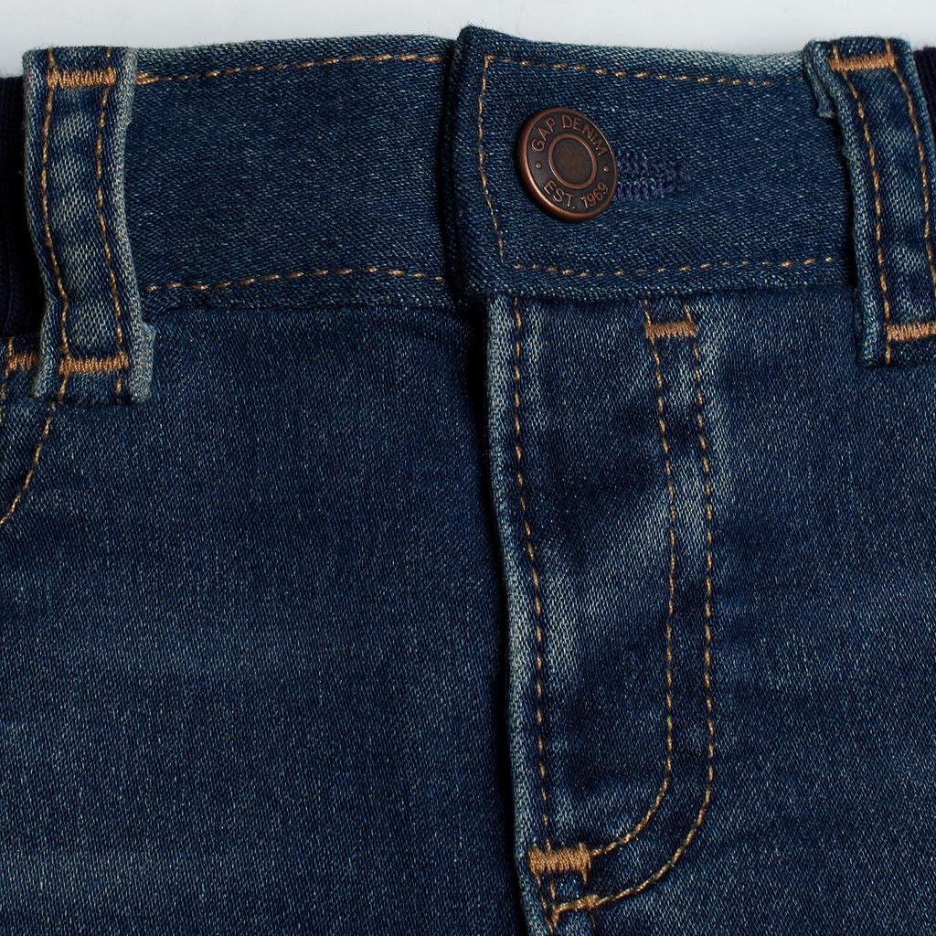 Джинсы с эластичной талией 708390 для девочки