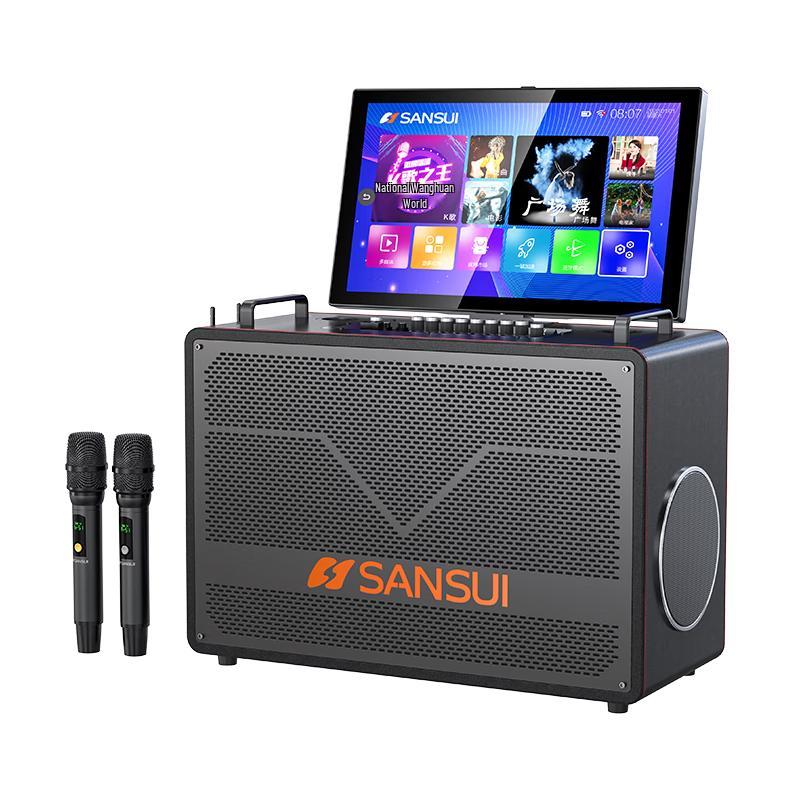 Sansui C8 Portable KTV Speaker System with Display CN plug (adapter included) (CN version)