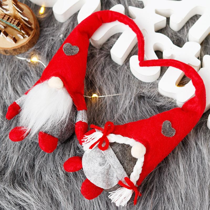 Рождественские украшения Безликая кукла Стоящая фигурка Украшения Украшения Санта-Клауса