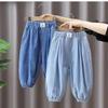 Boys Jeans All-match Casual Pants Children's Pants Trousers Spring and Autumn Casual Pants Loose Printed Jeans