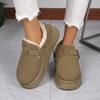 Размер 42 Женские ботинки Зимние ботинки Легкая обувь Повседневная женская удобная утолщенная теплая хлопковая обувь на плоской подошве