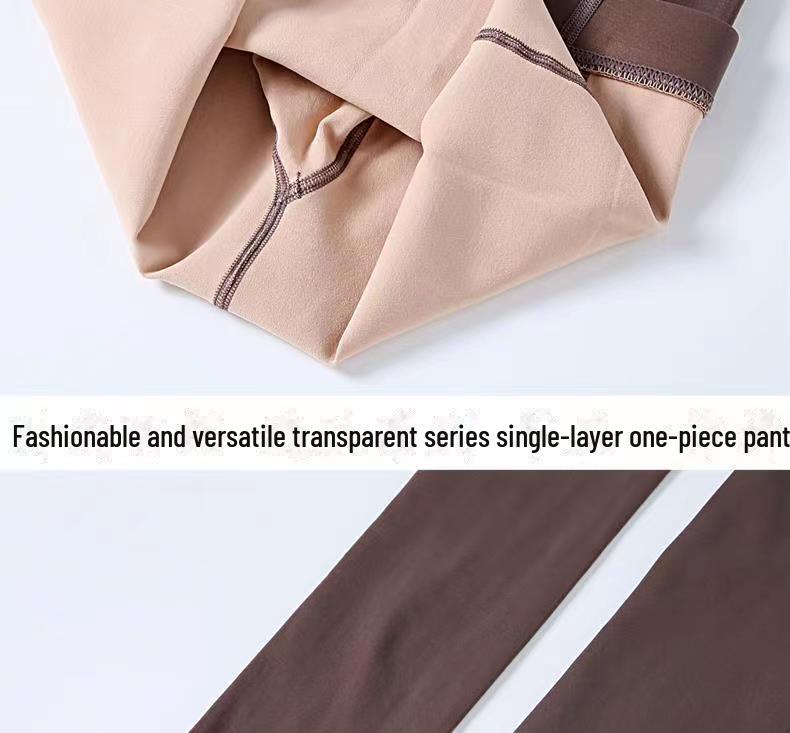 Стюардесса Серые прозрачные колготки: Тонкие прозрачные леггинсы телесного цвета для весны и осени