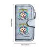 Cute Dog Print Wallet Fashion Long Purse Card Holder Casual Portable Money Bag for Daily Use