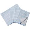 Hiorie Face Border Gauze Set of Senshu Towel (Hiorie) Japanese-Made Towels, Towels, 4, Saxe,