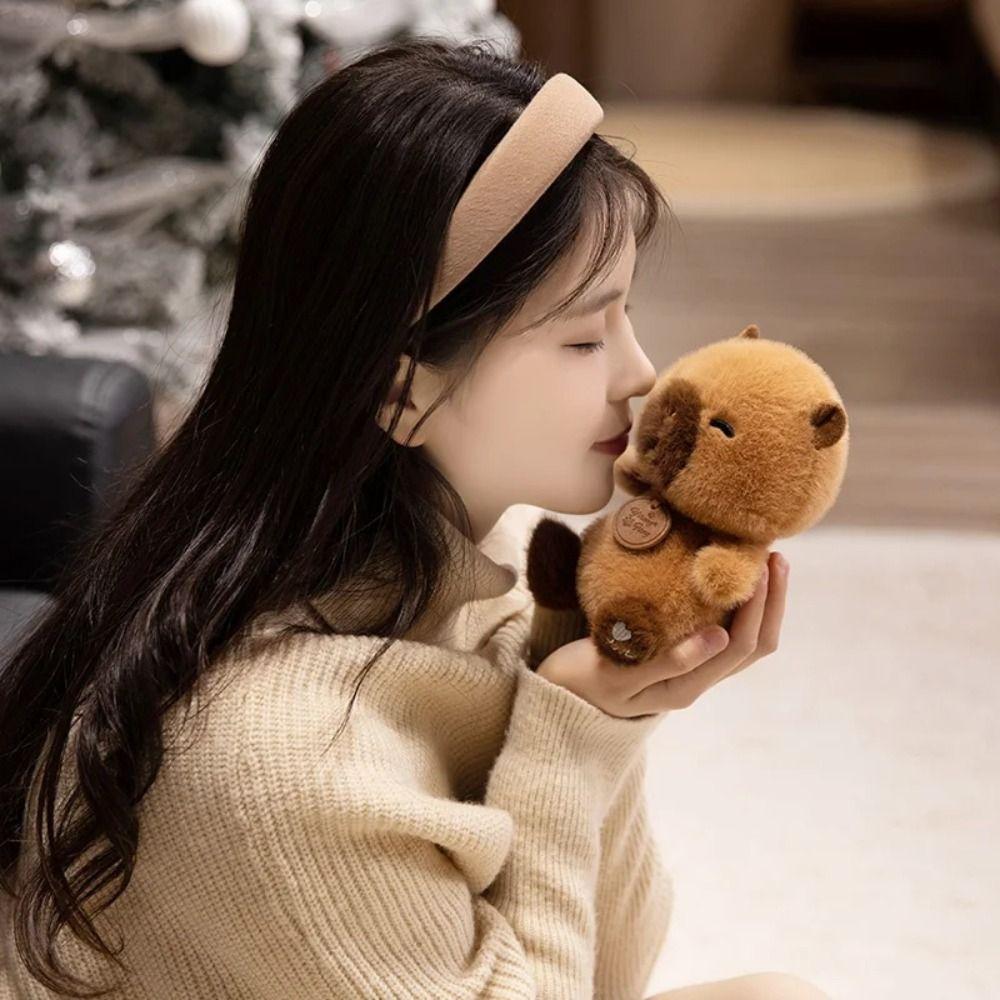 Мягкие игрушки слон плюшевая кукла ленивец кошка капибара мягкая игрушка для детей