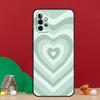 Красочный Круглый Чехол-Сердце Любовь Для Samsung Galaxy A36 A56 A06 A13 A53 A32 A12 A22 A52 A35 A17 A16 A55 A15 A54 A34 A14