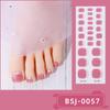Semi-cured Gel Toe Nail Stickers Four-pointed Star Toe Gel Nail Art Stickers Nail Polish Glue Nail Stickers