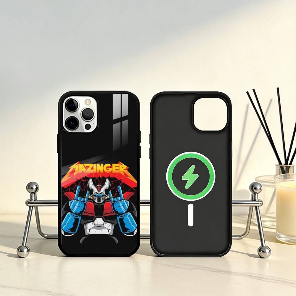 Mazinger Z Robot Phone Case For iPhone17,16,15,14,13,12,11 Plus,Pro Max Magnetic For Magsafe Wireless Charging