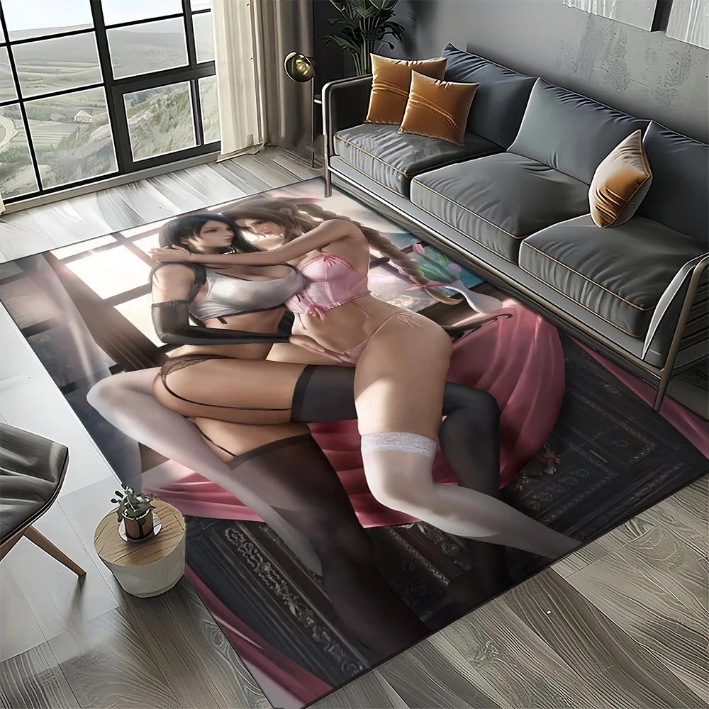 2025 Новый Стиль Облако Тифа Аэрис Final Fantasy Игры Ковер Коврик для Дома Гостиной Спальни Дивана Придверный Коврик Нескользящий Коврик для Пола