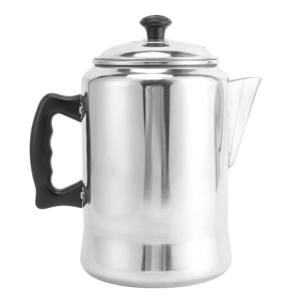 Aluminum Alloy Coffee Kettle 3L Capacity Hot Water Kettle Coffee Percolator Pot  For Making Coffee