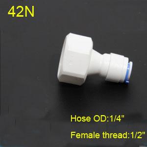Трубка шланга 1/4" 3/8" НЗ 1/4" 1/2" 3/4" 1/8" Пластиковая трубка Быстроразъемные соединения Фитинги для разъема воды RO Система обратного осмоса