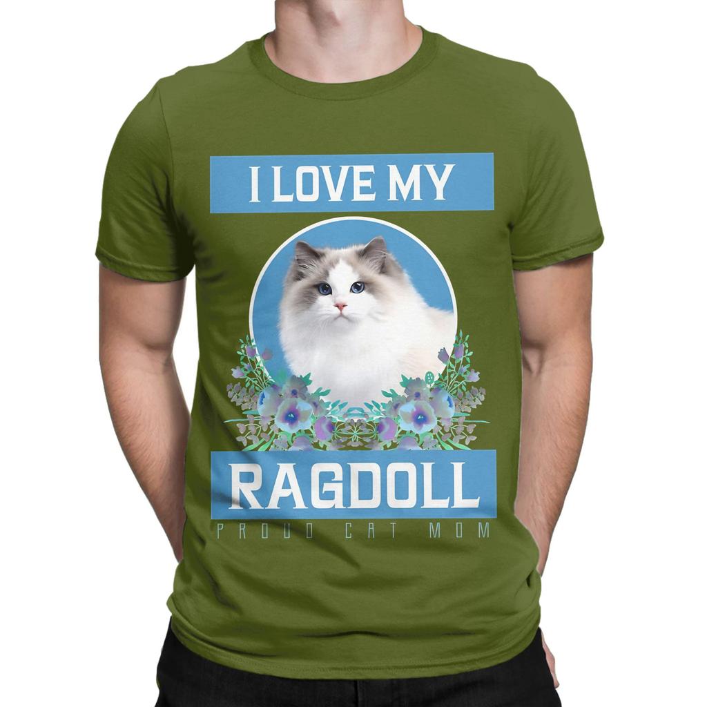 ragdoll mom funny Funny 100 Cotton TShirt Ragdoll Tops Tees For Unisex