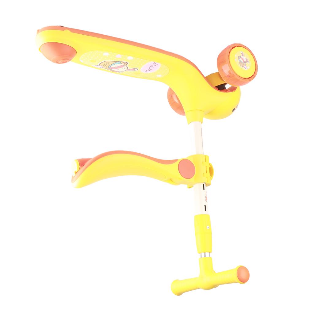 Kids Scooter Adjustable Height Colorful Music Lights Kick Scooter for 1 To 3 Years Old Children