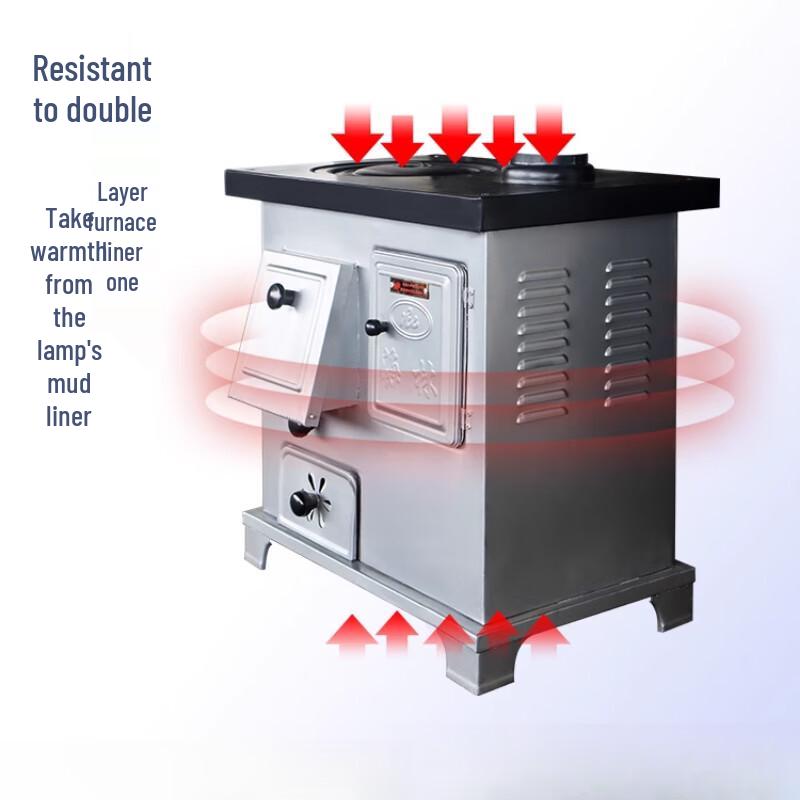 Beifu Portable Wood & Coal Heating Stove with Oven