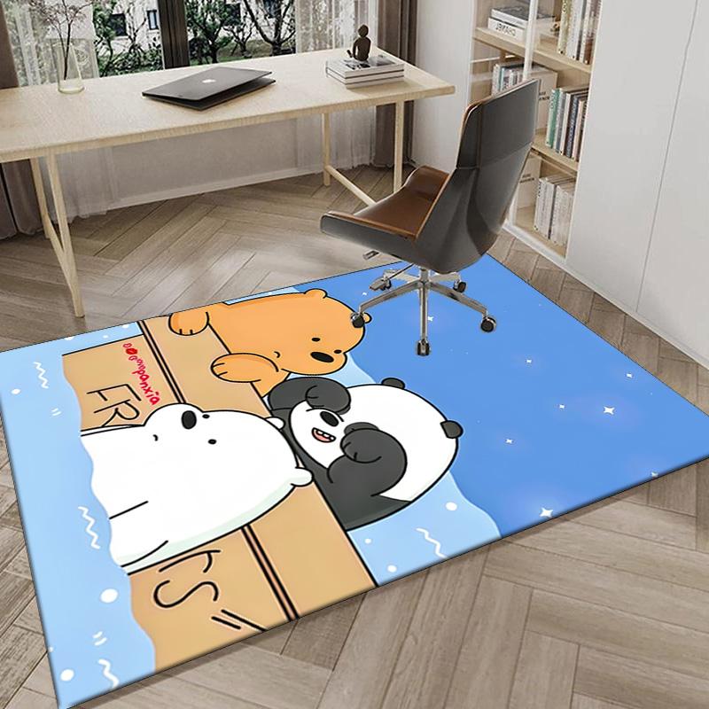 Nightly Friends bears Adventure Carpet, Chair Rug,Rug for Office Bedroom living rooms, Doormat decor Fan Gift Christmas Gift