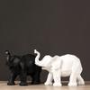 Abstract Origami Geometric Small Elephant Resin Ornaments Home Wine Cabinet Bookcase Model Room Shelf Soft Ornaments