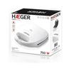 Panini Sandwich Maker 750W - HAEGER - White - Electric