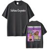 Sabrina Carpenter Тур 2026 Печатная Футболка Унисекс Унисекс Эстетичная Одежда Футболки Летние Хлопковые С коротким рукавом Харадзюку Футболки