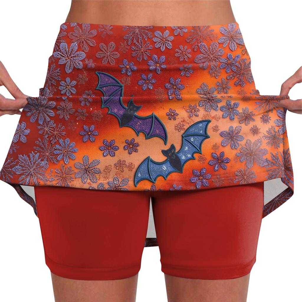 Эластичные брюки-кюлоты для йоги для женщин, спортивные шорты с принтом, легкие узкие бегуны с высокой талией