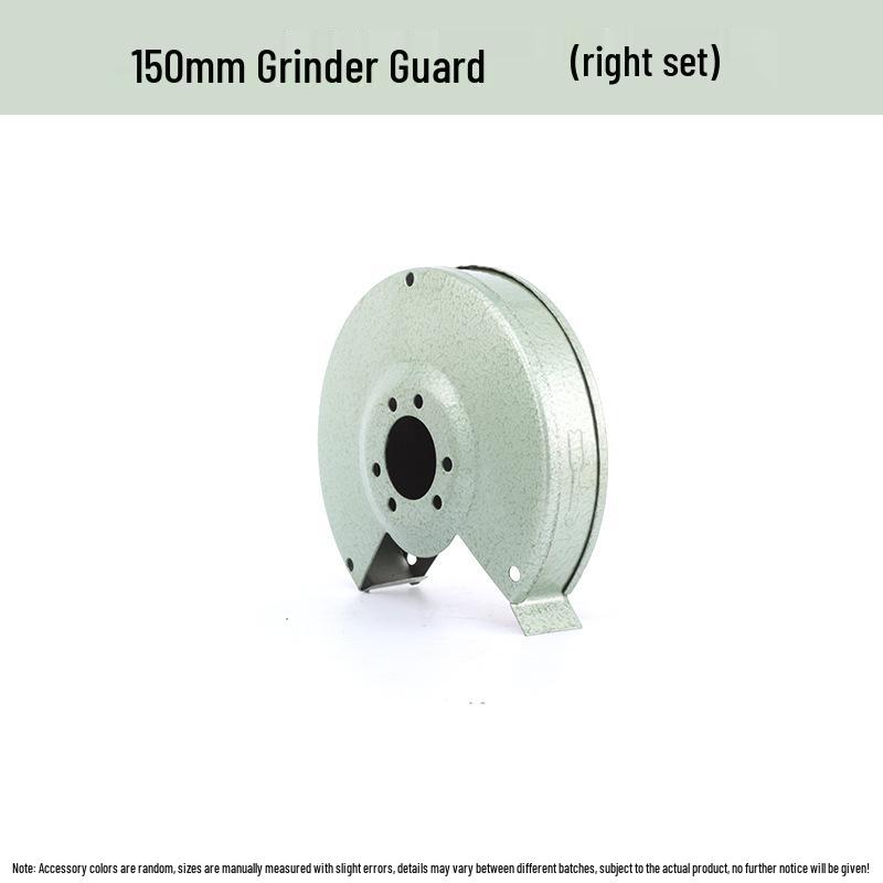 Bench Grinder Guard with Thickened Housing, 250mm Cover, and 200mm Safety Glass – West Lake Style.