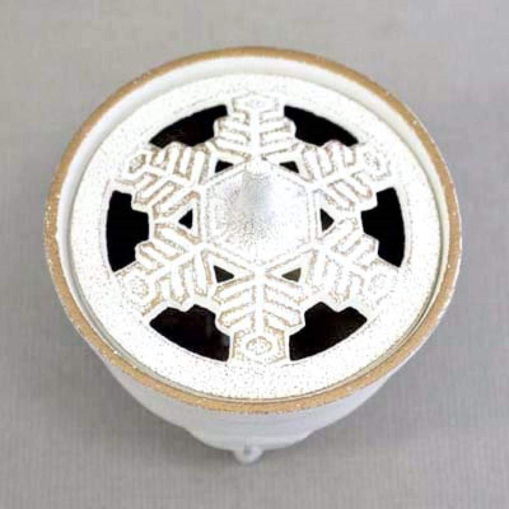 Курильница для благовоний Iwachu Snow Color Размер корпуса x H9 29214 Дизайнерские аксессуары Nanbu Ironware Gold/Hemp (см) 8,5