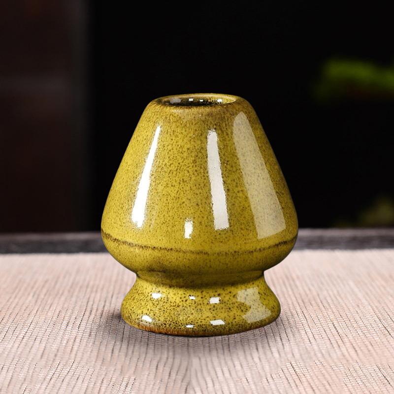 Японский керамический держатель для зеленого чая маття Chasen, чаша-подставка, бамбуковый венчик, измельчитель, щетки, держатель для чайных инструментов, чайные аксессуары, чайная посуда