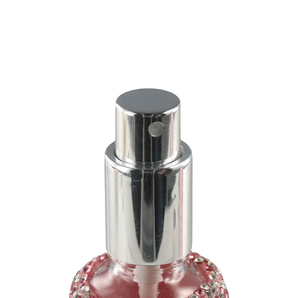 Portable Rhinestone Perfume Bottle Empty Cosmetics Vials Bling Spray Dispensers  Makeup