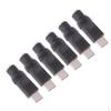 6 Pieces Male To 5.5 X 2.1 Mm Converter Suitable for Laptop PC