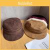 Women Fashion Solid Color Suede Flat Top Hat For Autumn And Wearing Winter